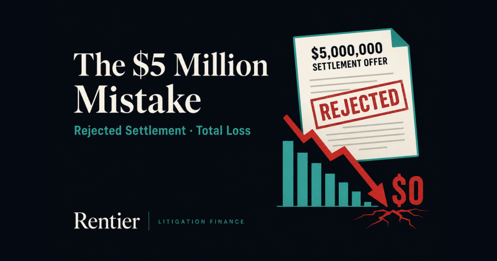 The $5 Million Mistake: Rejected Settlement, Total Loss