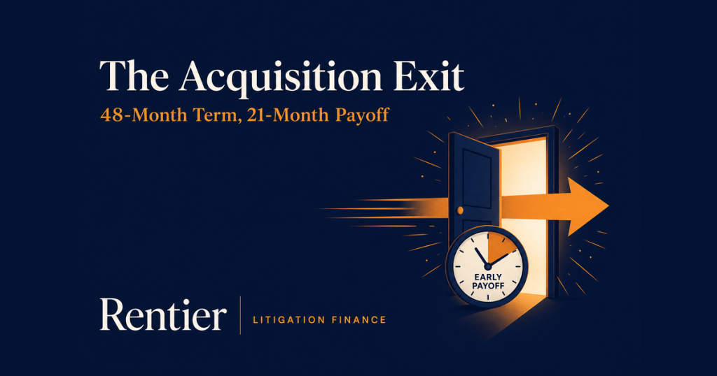 The Acquisition Exit: 48-Month Term, 21-Month Payoff