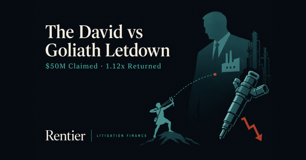 The David vs Goliath Letdown: $50M Claimed, 1.12x Returned