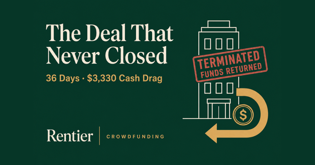 The Deal That Never Closed: 36 Days, $3,330 in Cash Drag