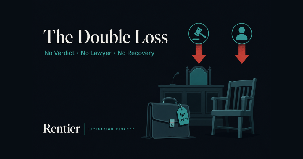 The Double Loss: No Verdict, No Lawyer, No Recovery