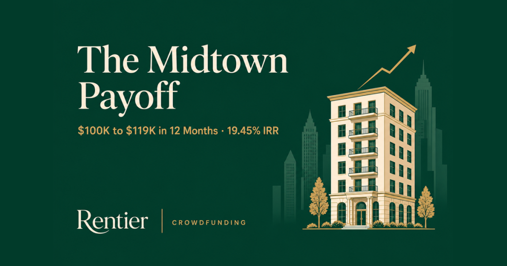 The Midtown Payoff: $100K to $119K in 12 Months