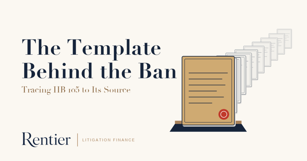 The Template Behind the Ban: Tracing HB 105 to Its Source