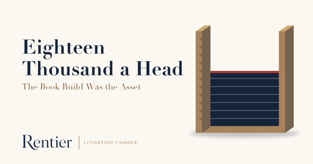 Eighteen Thousand a Head: When the Book Build Is the Asset